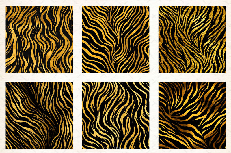 Tiger Glitter Ink Textures - CraftNest - Digital Crafting and Art