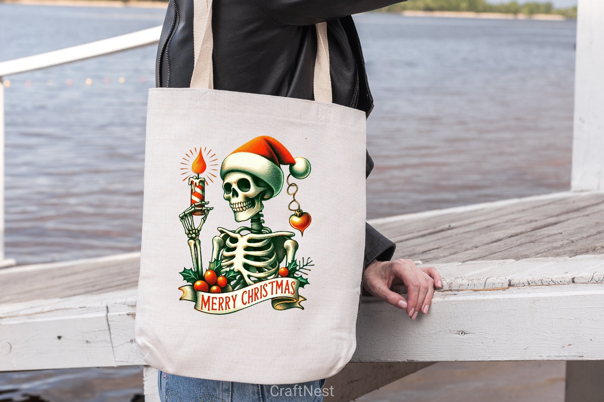 Retro Christmas Skeleton Clipart Bundle 3 - CraftNest - Digital Crafting and Art