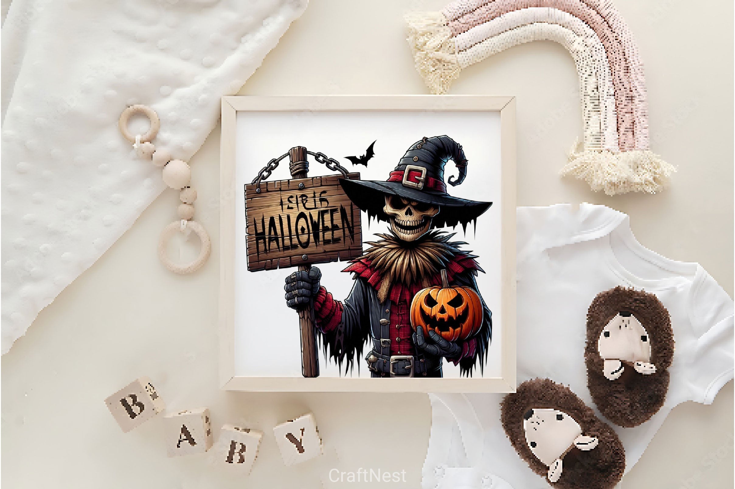 Halloween Scarecrow Clipart Bundle 3 - CraftNest - Digital Crafting and Art
