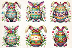 Spring Easter Egg Clipart Bundle - CraftNest - Digital Crafting and Art