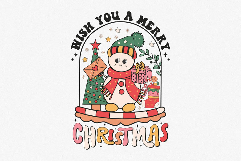 Retro Christmas Complete Clipart Bundle - CraftNest - Digital Crafting and Art