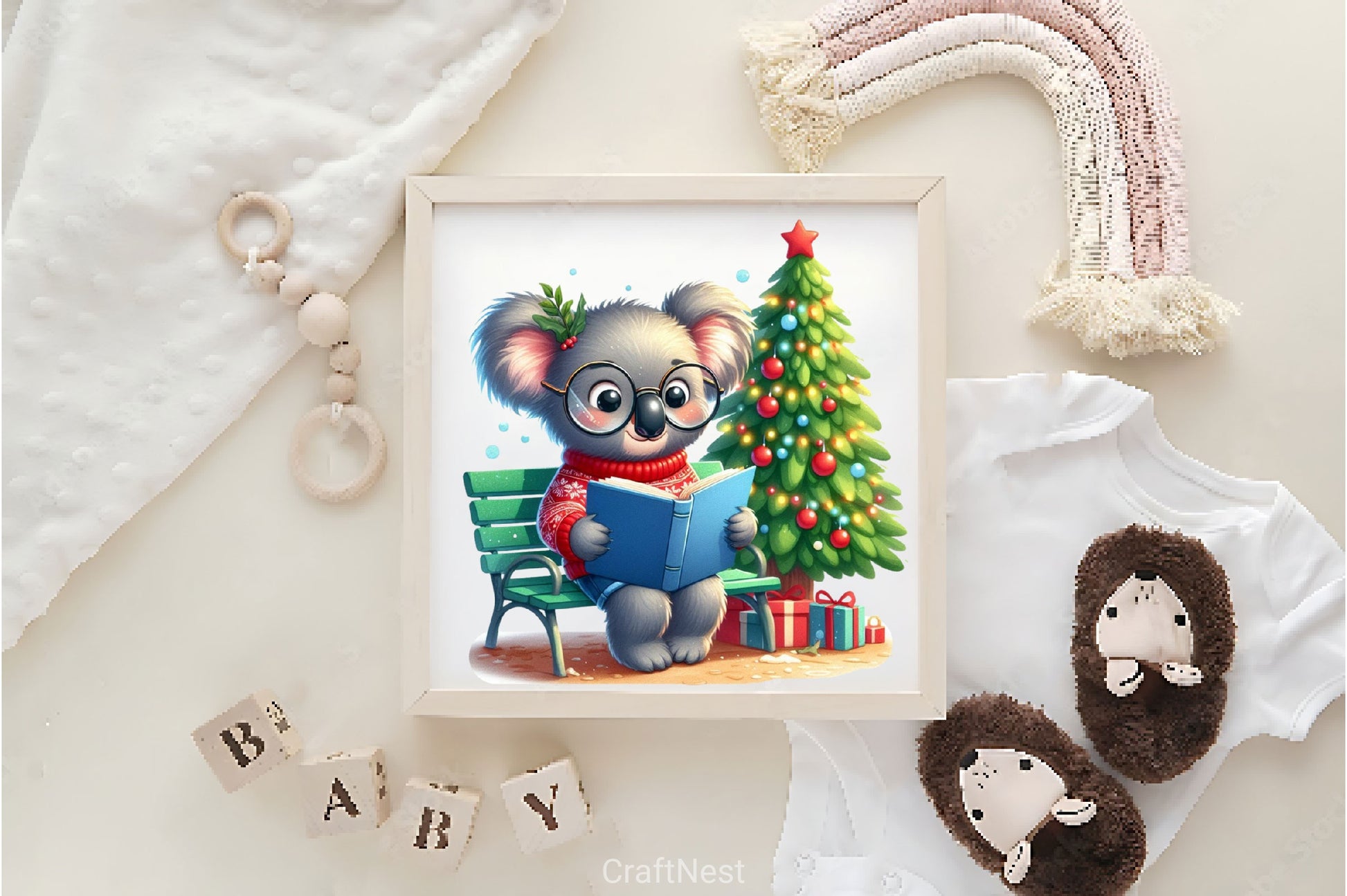 Christmas Koala Clipart Bundle - CraftNest - Digital Crafting and Art