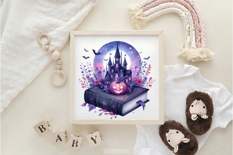 Halloween Books Clipart Bundle 2 - CraftNest - Digital Crafting and Art