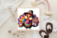 Autumn Turkey Clipart Bundle - CraftNest - Digital Crafting and Art