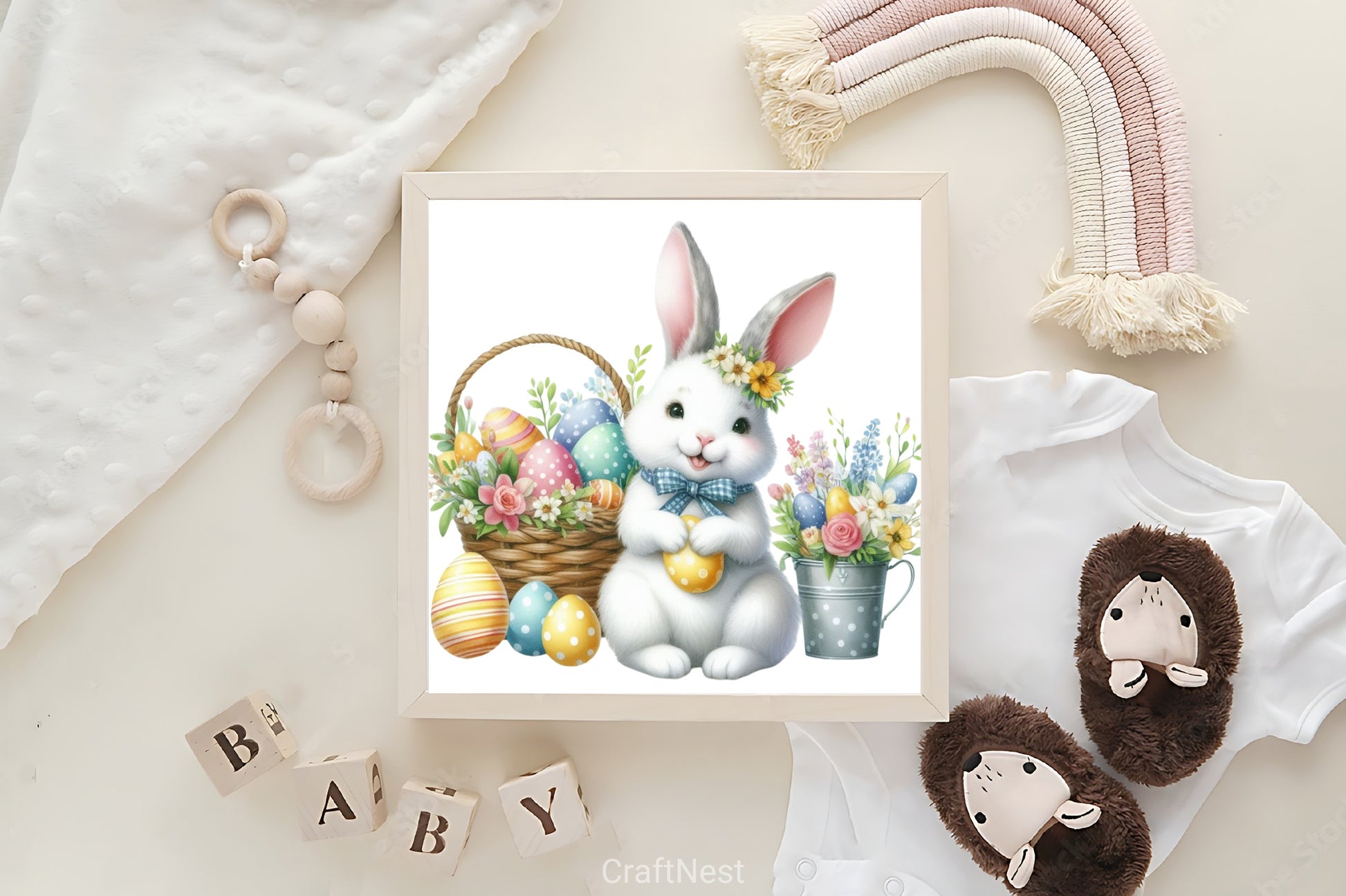 Easter Bunny Clipart Bundle 53 - CraftNest - Digital Crafting and Art