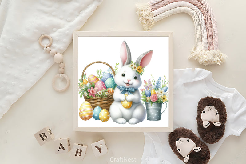 Easter Bunny Clipart Bundle 53 - CraftNest - Digital Crafting and Art