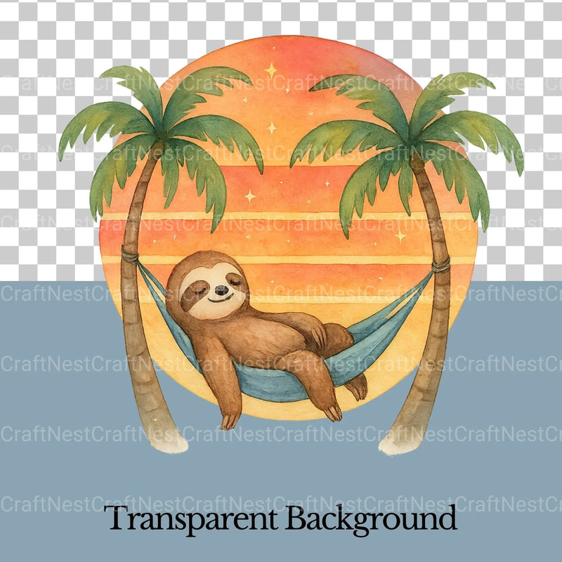 Retro Sunset & Animals Clipart Bundle - CraftNest - Digital Crafting and Art