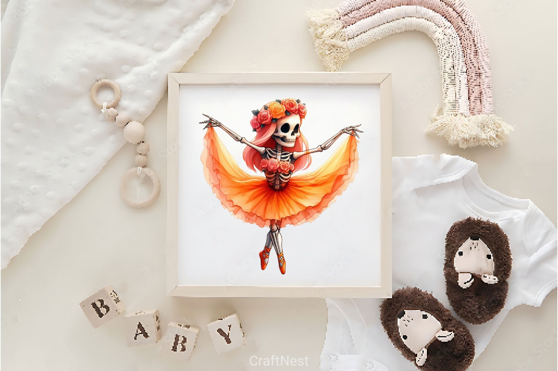Ballerina Skeleton Clipart Bundle - CraftNest - Digital Crafting and Art