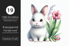 Easter Bunny Clipart Bundle 29 - CraftNest - Digital Crafting and Art