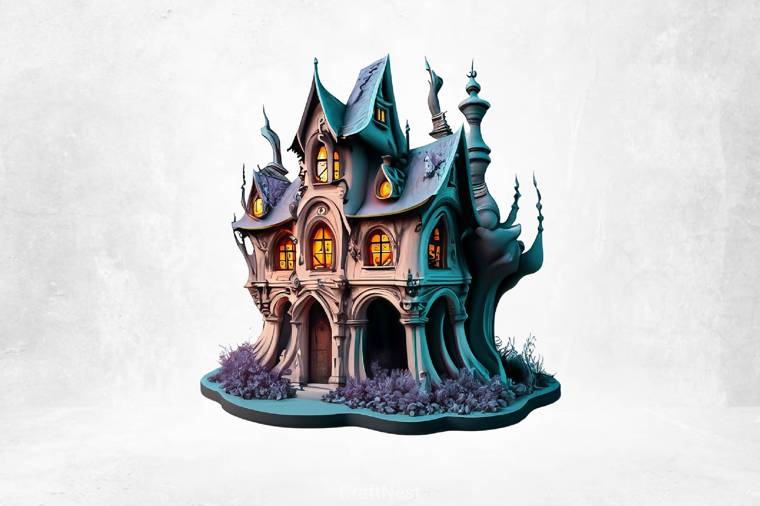 Gothic Fairy House Clipart Bundle - CraftNest - Digital Crafting and Art