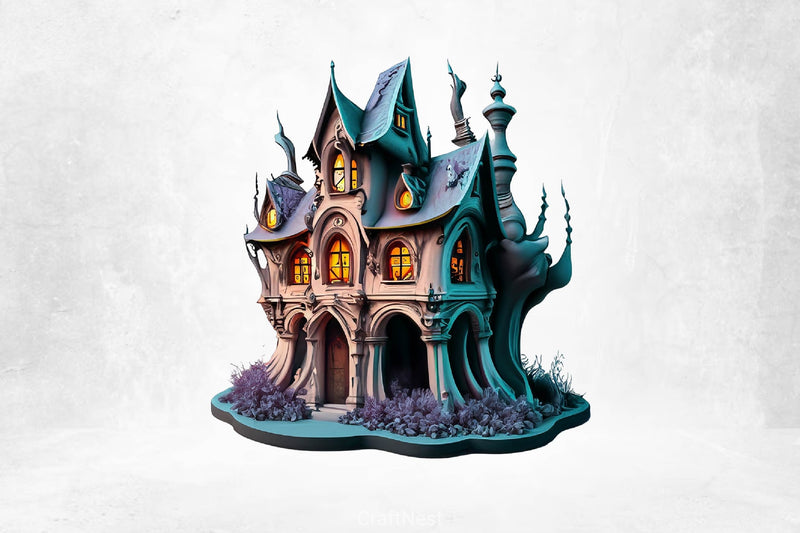 Gothic Fairy House Clipart Bundle - CraftNest - Digital Crafting and Art