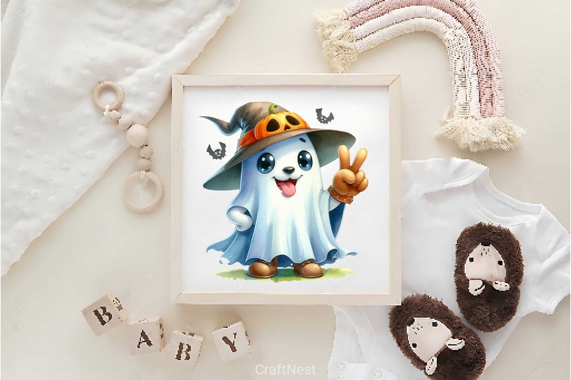 Halloween Animal Ghost Clipart Bundle - CraftNest - Digital Crafting and Art