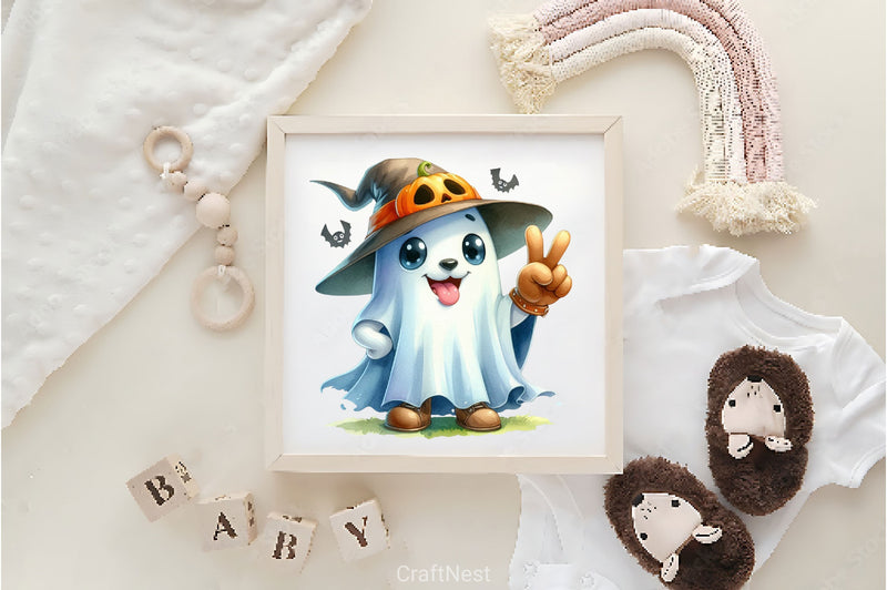 Halloween Animal Ghost Clipart Bundle - CraftNest - Digital Crafting and Art