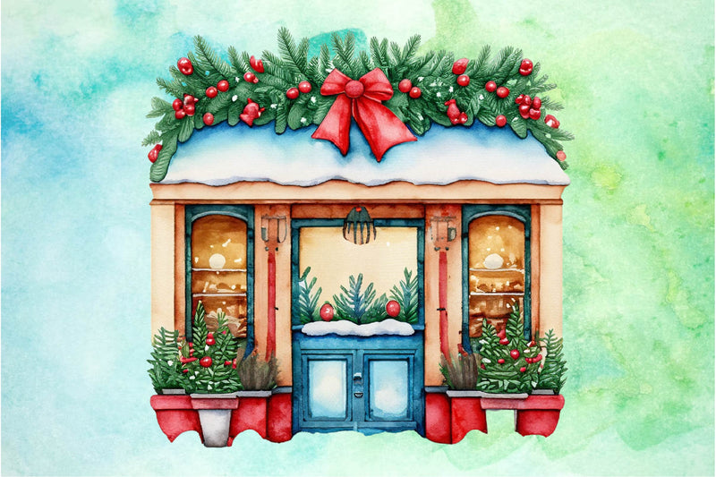 Christmas Storefront Clipart Bundle - CraftNest - Digital Crafting and Art