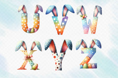 Easter Alphabet And Number Clipart Bundle 2 - CraftNest - Digital Crafting and Art