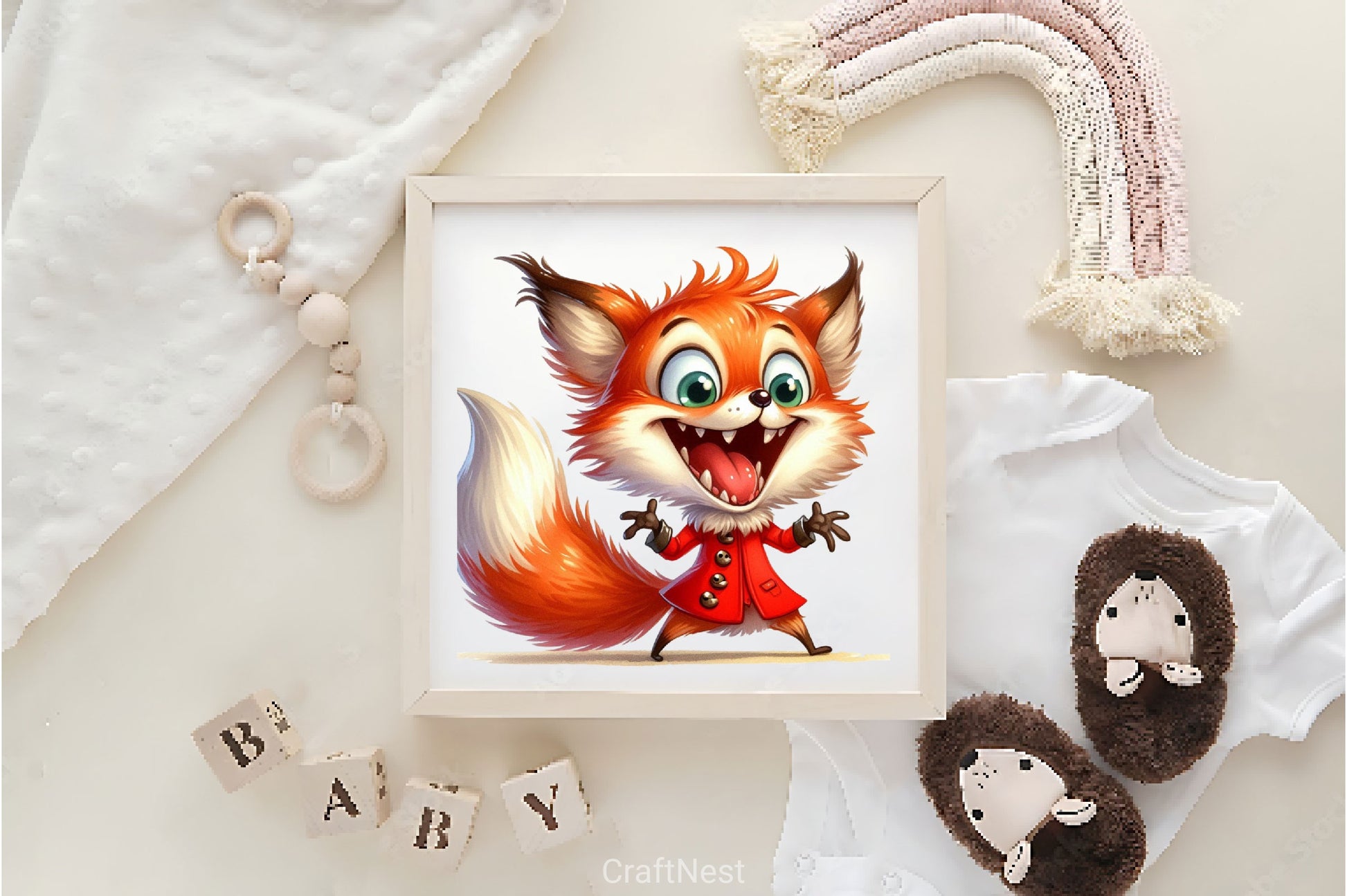 Funny Fox Clipart Bundle - CraftNest - Digital Crafting and Art