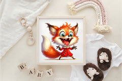 Funny Fox Clipart Bundle - CraftNest - Digital Crafting and Art