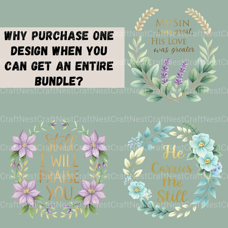 Religious Quotes Clipart Bundle - CraftNest - Digital Crafting and Art