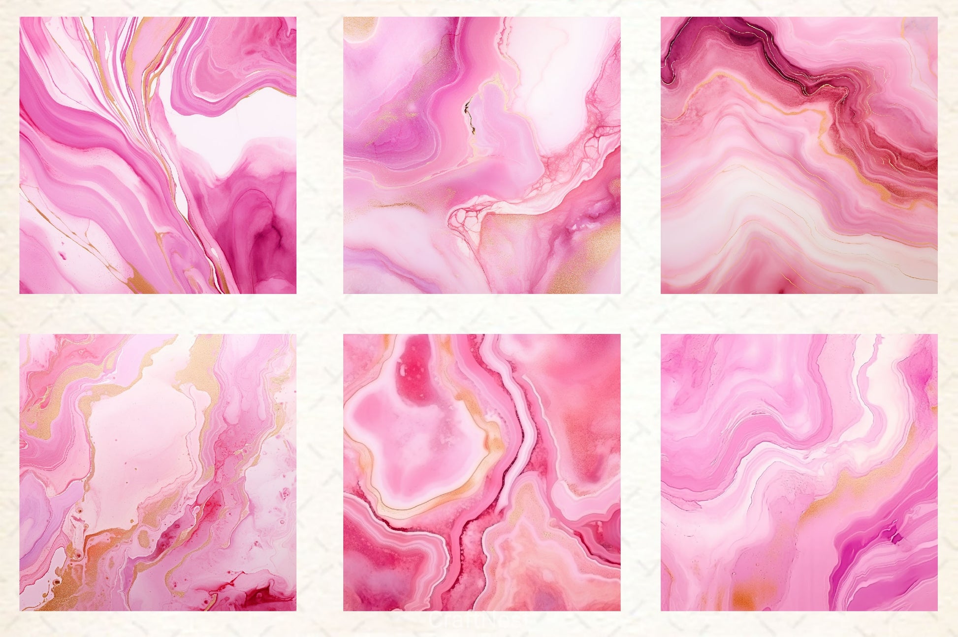 Pink Glitter Ink Digital Papers - CraftNest - Digital Crafting and Art