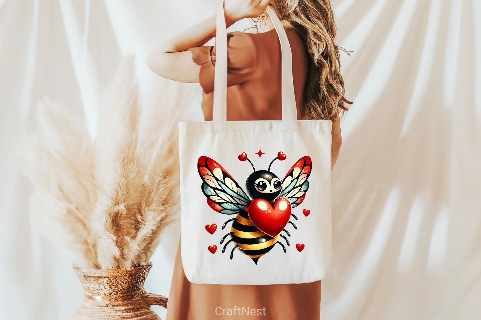 Valentine Bee Clipart Bundle - CraftNest - Digital Crafting and Art