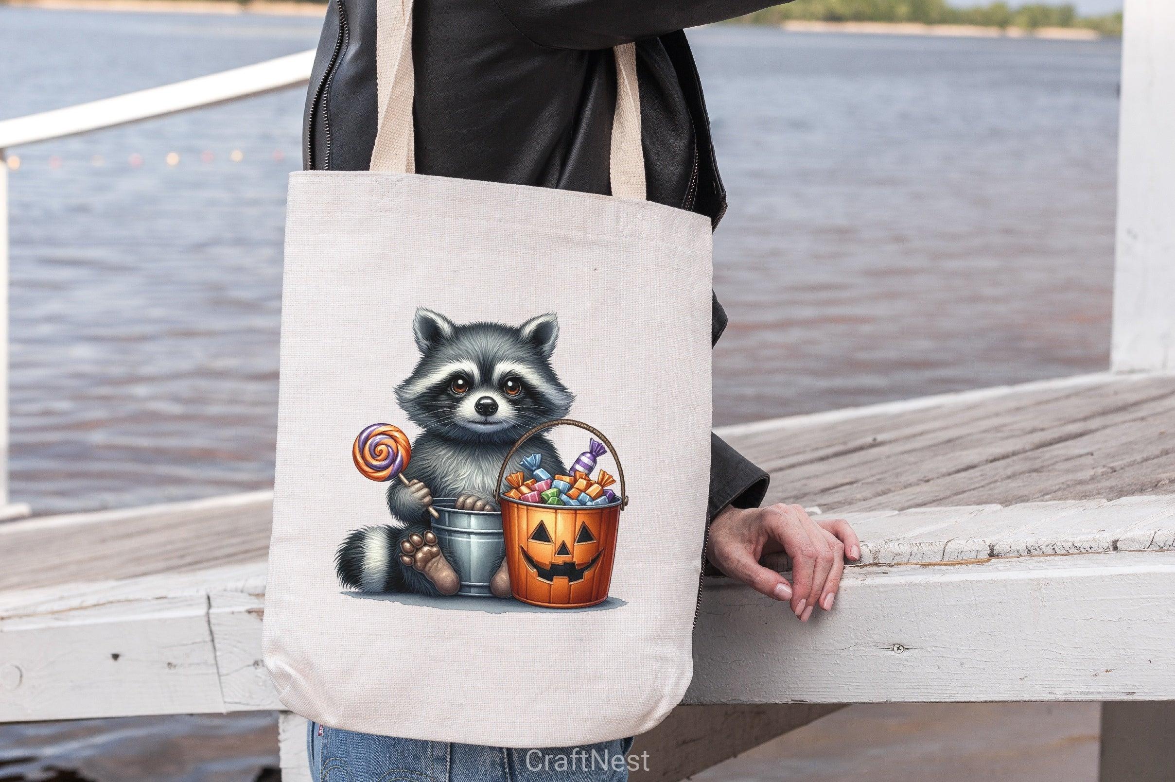 Halloween Raccoon Clipart Bundle 10 - CraftNest - Digital Crafting and Art