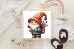 Ladybug Gnome Clipart Bundle - CraftNest - Digital Crafting and Art