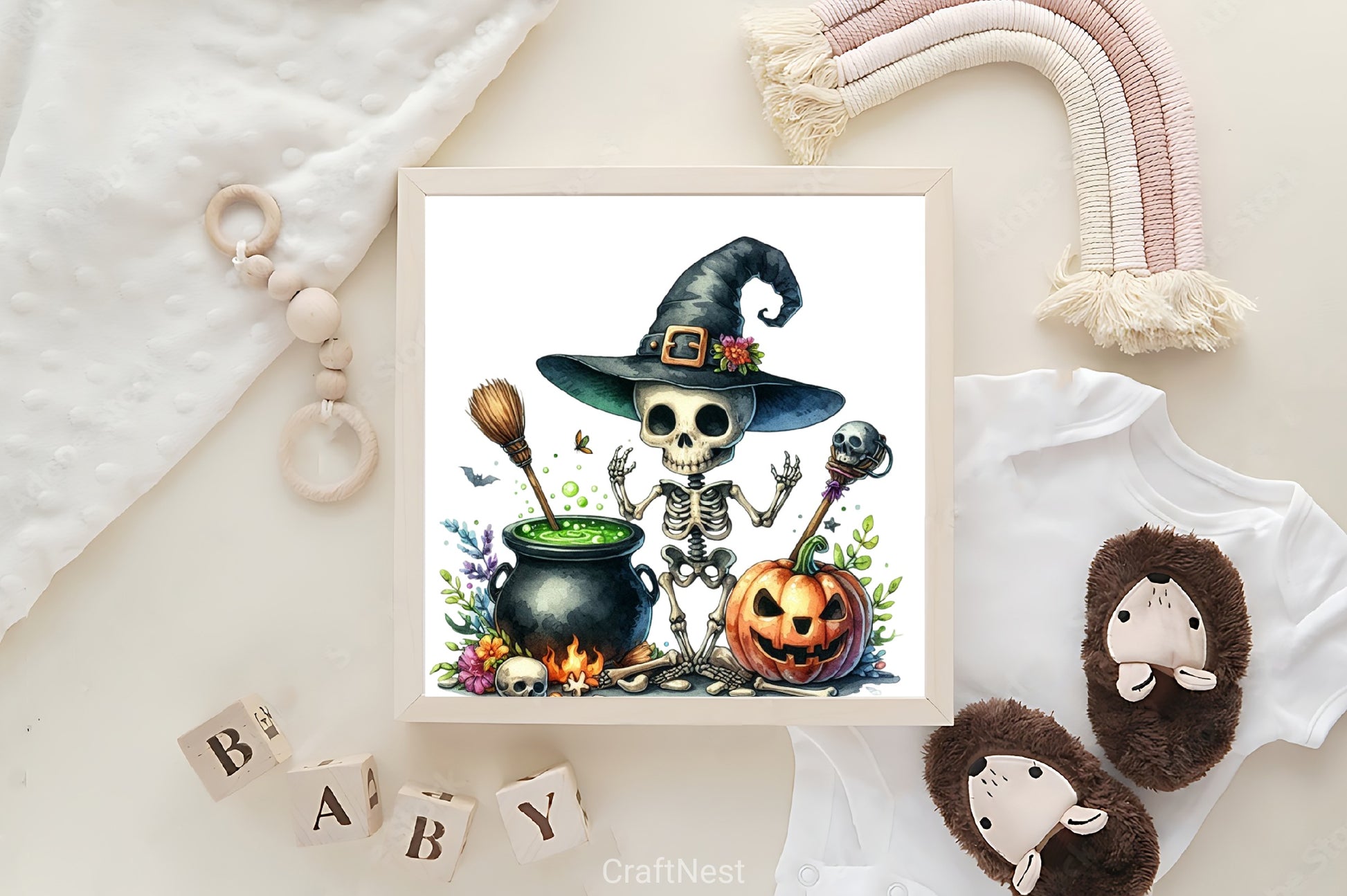 Skeleton Halloween Clipart Bundle - CraftNest - Digital Crafting and Art