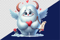 Cute Yeti Clipart Bundle - CraftNest - Digital Crafting and Art