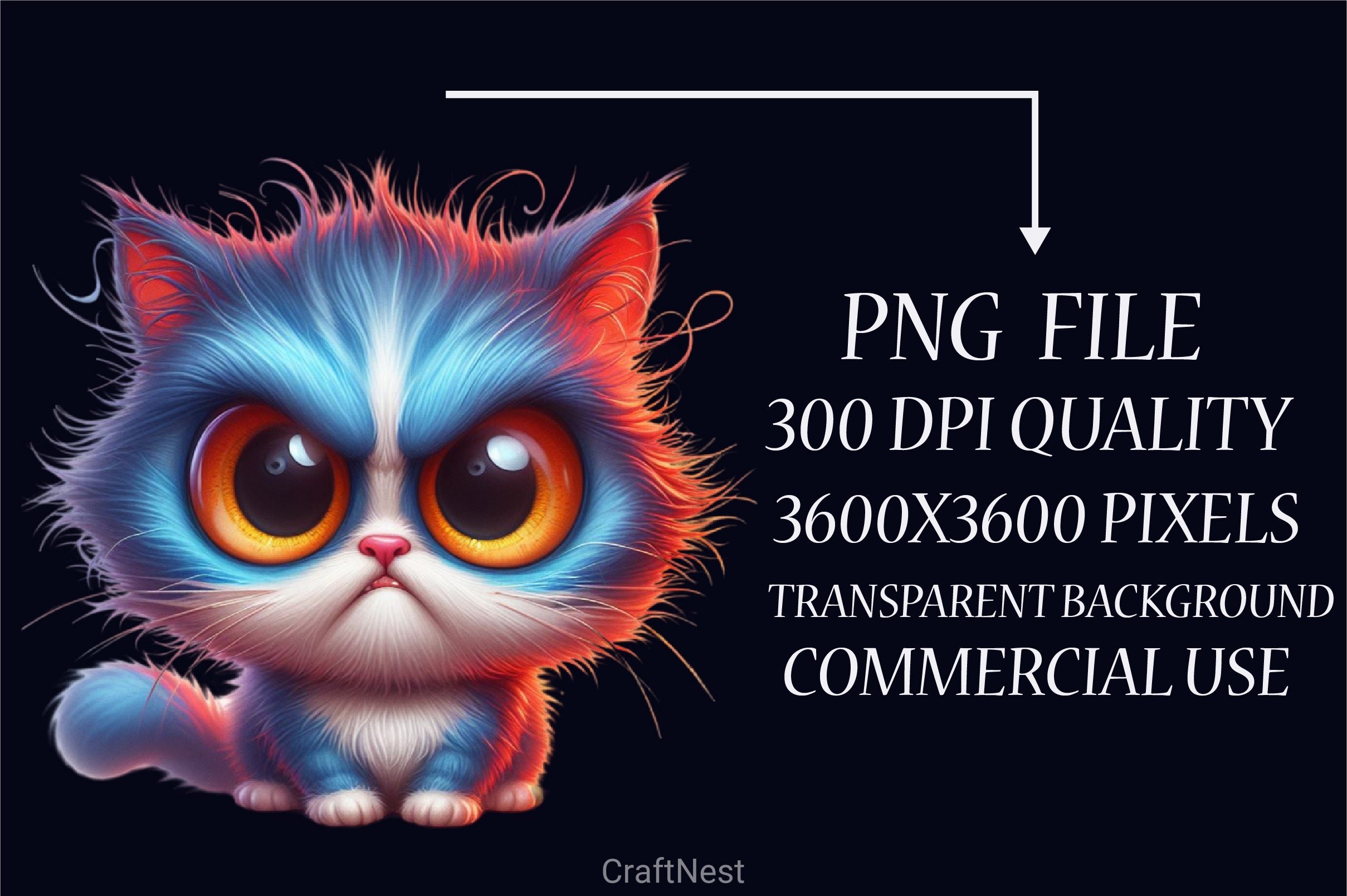 Angry Cat Clipart Bundle - CraftNest - Digital Crafting and Art