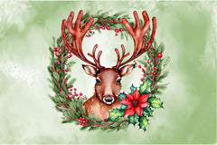 Reindeer With Flower Clipart Bundle - CraftNest - Digital Crafting and Art