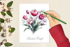 Tulip Flowers Clipart Bundle - CraftNest - Digital Crafting and Art