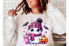 Cute Ghost Cute Halloween Clipart Bundle 21 - CraftNest - Digital Crafting and Art