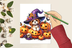 Cute Dog Halloween Clipart Bundle - CraftNest - Digital Crafting and Art