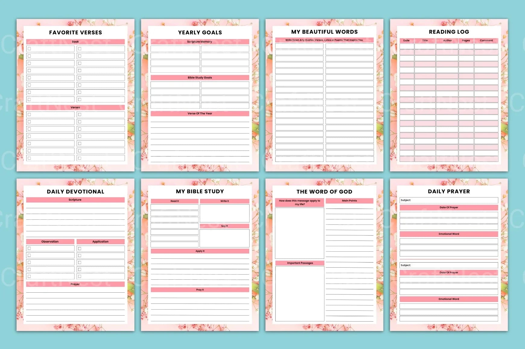 Devotional Prayer Guide - CraftNest - Digital Crafting and Art