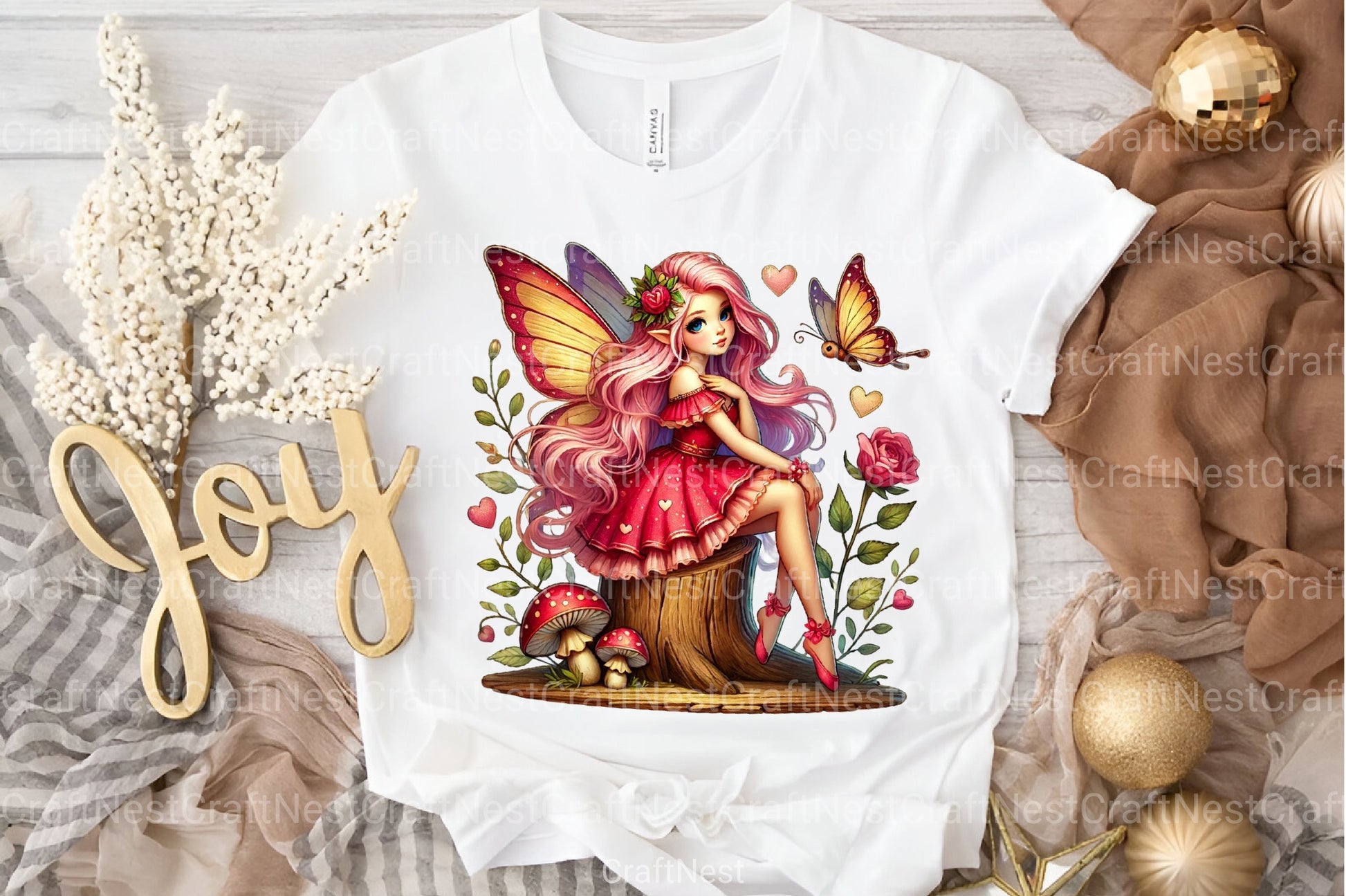 Valentine's Fairy Girl Clipart Bundle - CraftNest - Digital Crafting and Art