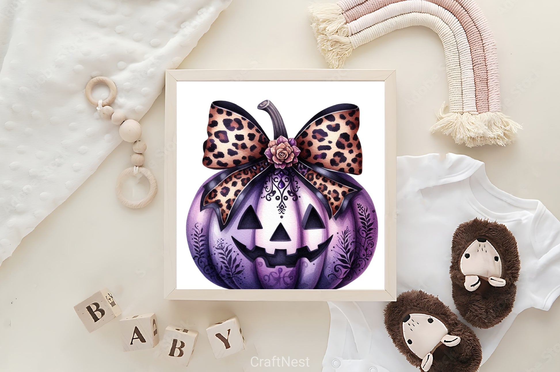 Halloween Pumpkin Bow Clipart Bundle - CraftNest - Digital Crafting and Art