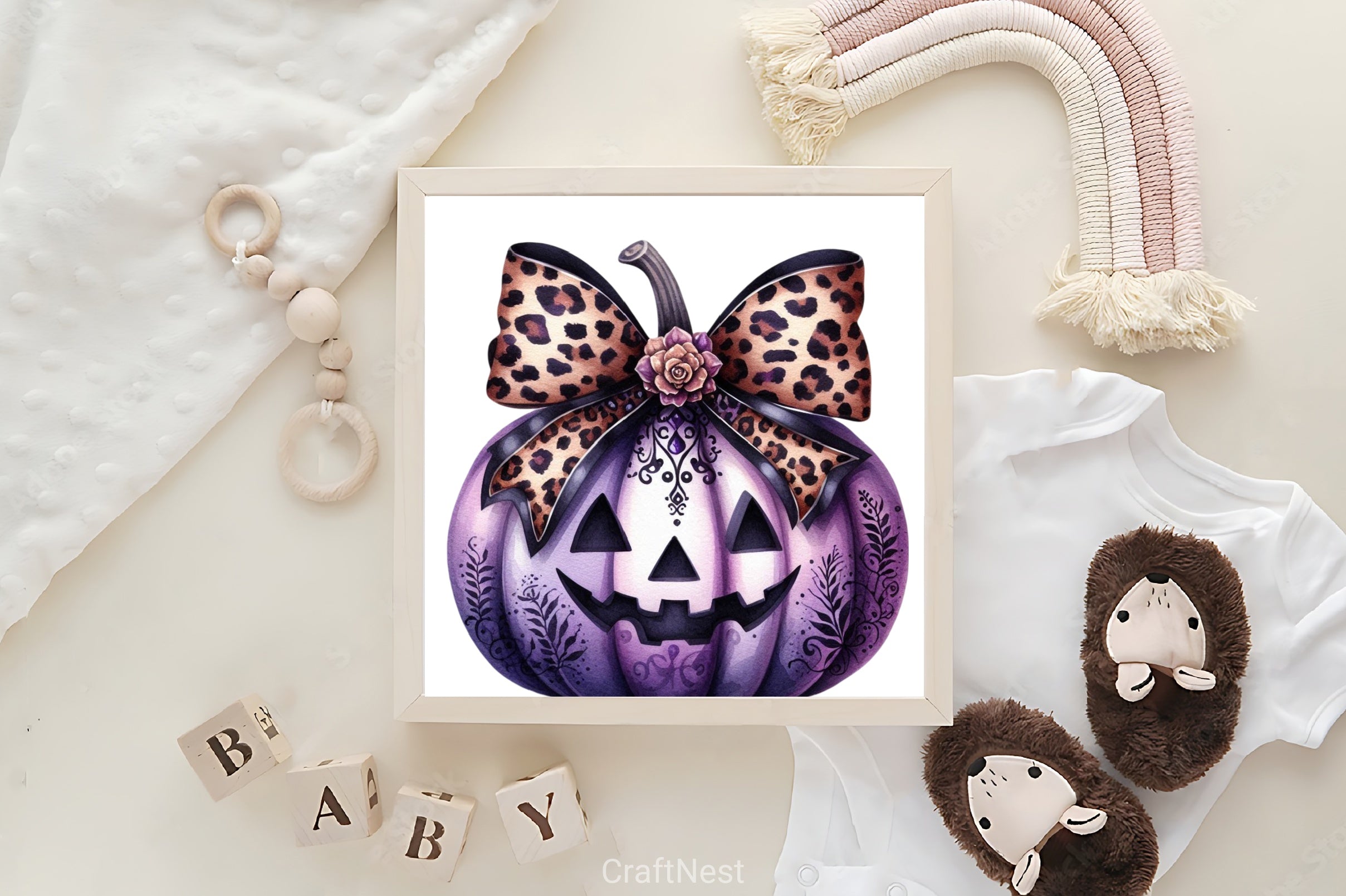 Halloween Pumpkin Bow Clipart Bundle - CraftNest - Digital Crafting and Art