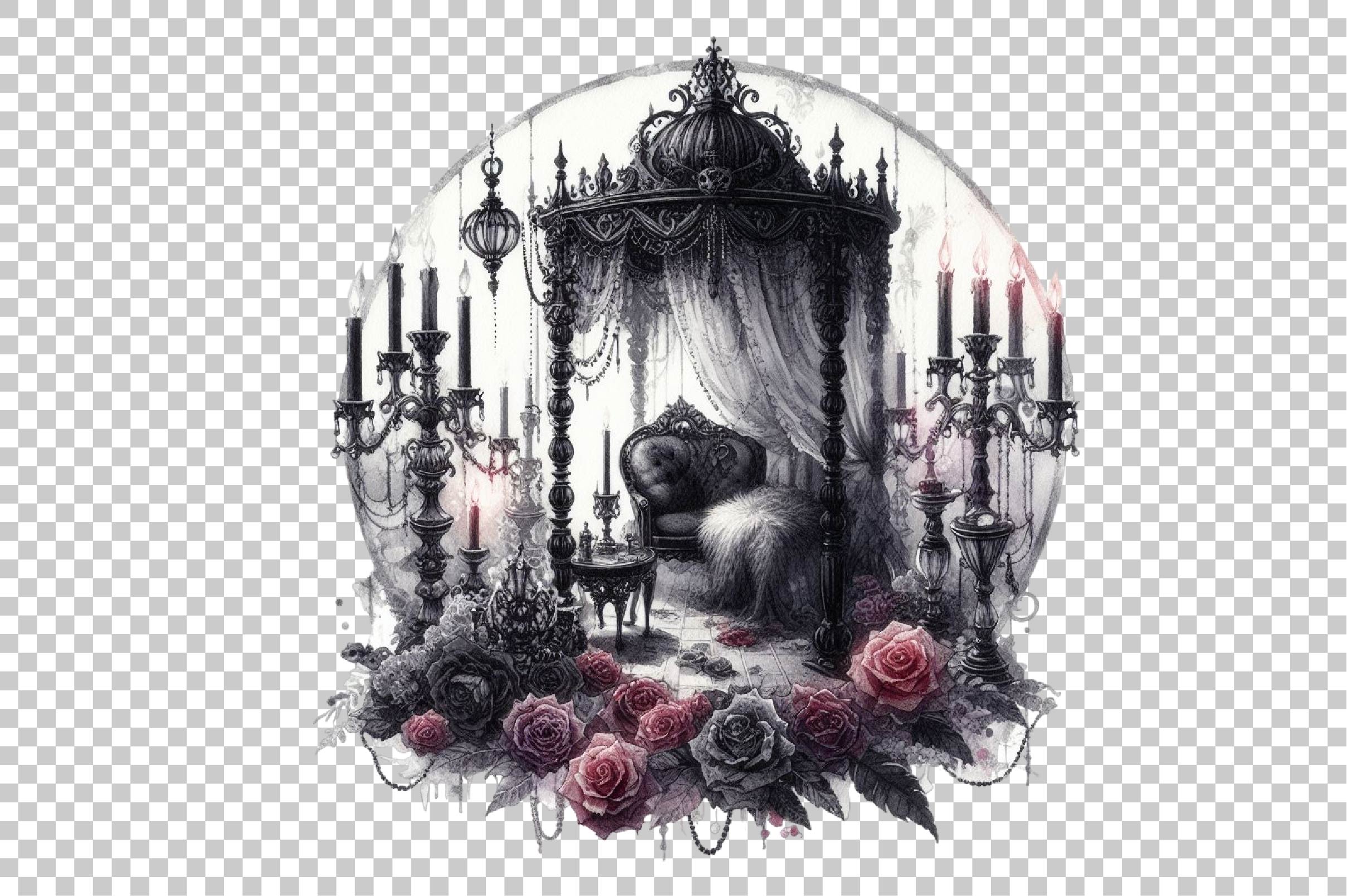 Fairy Gothic Princess Clipart Bundle - CraftNest - Digital Crafting and Art