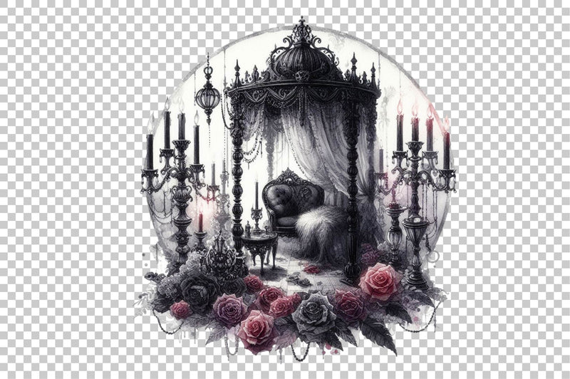 Fairy Gothic Princess Clipart Bundle - CraftNest - Digital Crafting and Art