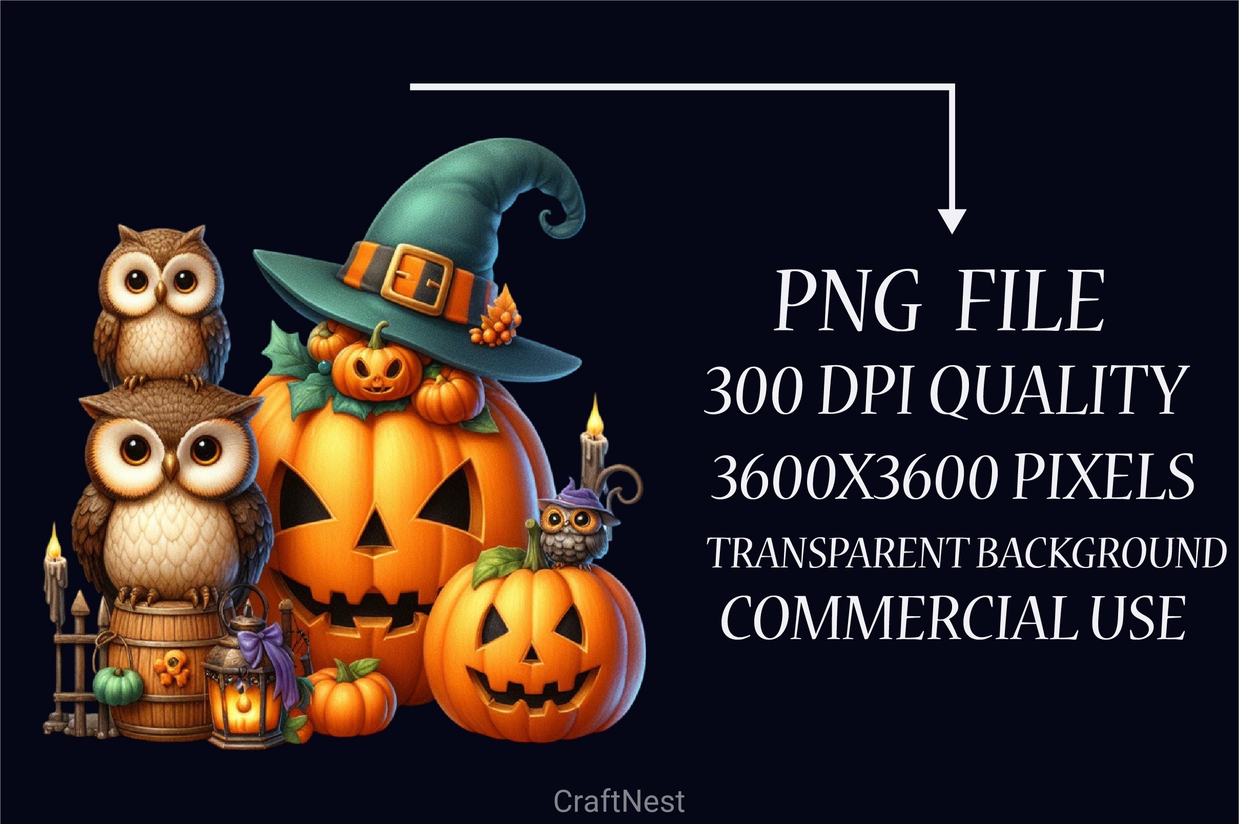 Autumn Owl Clipart Bundle - CraftNest - Digital Crafting and Art