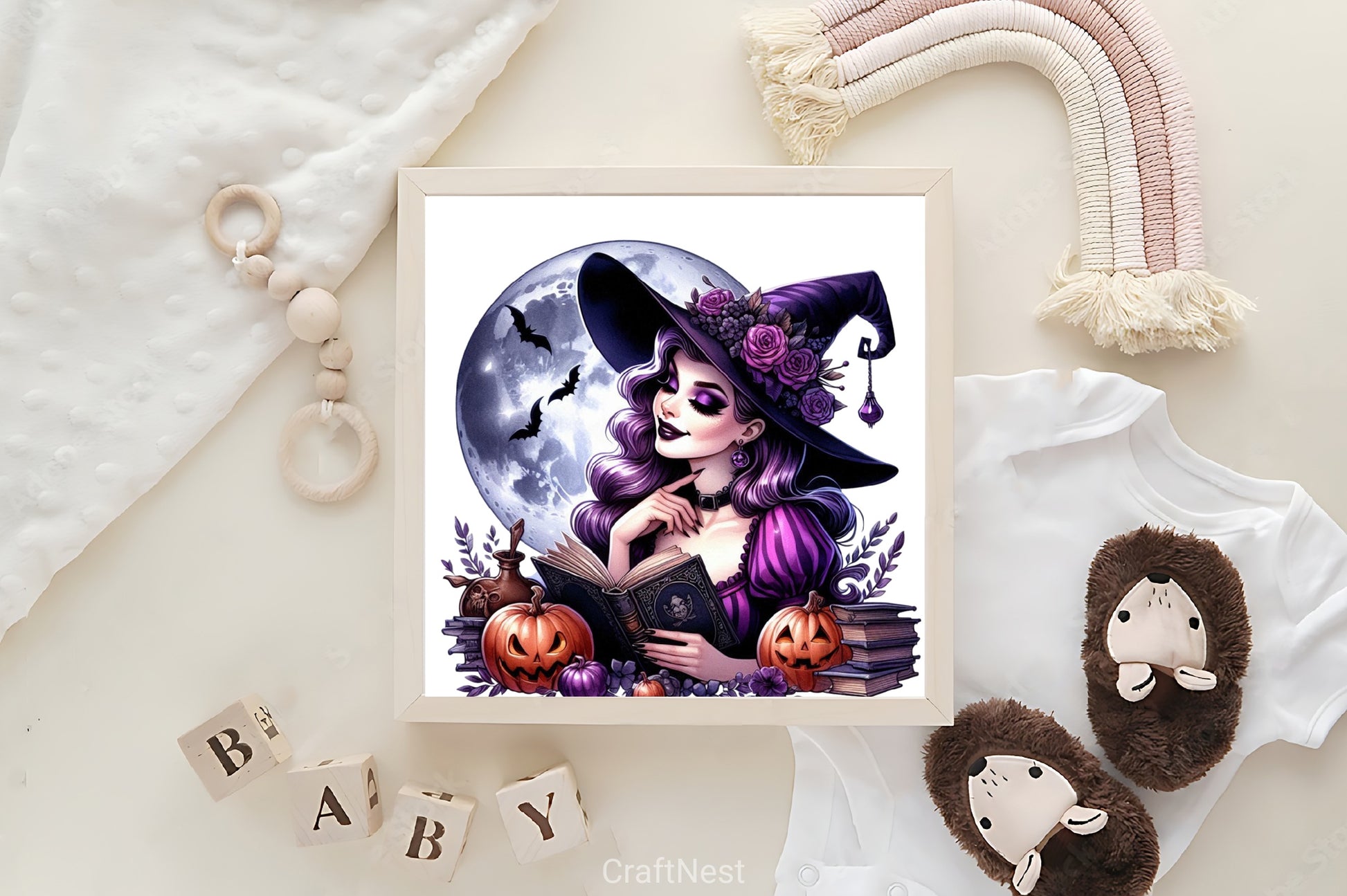 Halloween Witch Girl Clipart Bundle 6 - CraftNest - Digital Crafting and Art