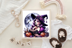 Halloween Witch Girl Clipart Bundle 6 - CraftNest - Digital Crafting and Art