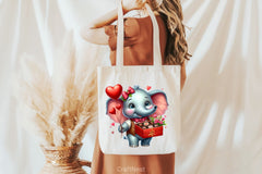 Valentine's Day Elephant Clipart Bundle - CraftNest - Digital Crafting and Art