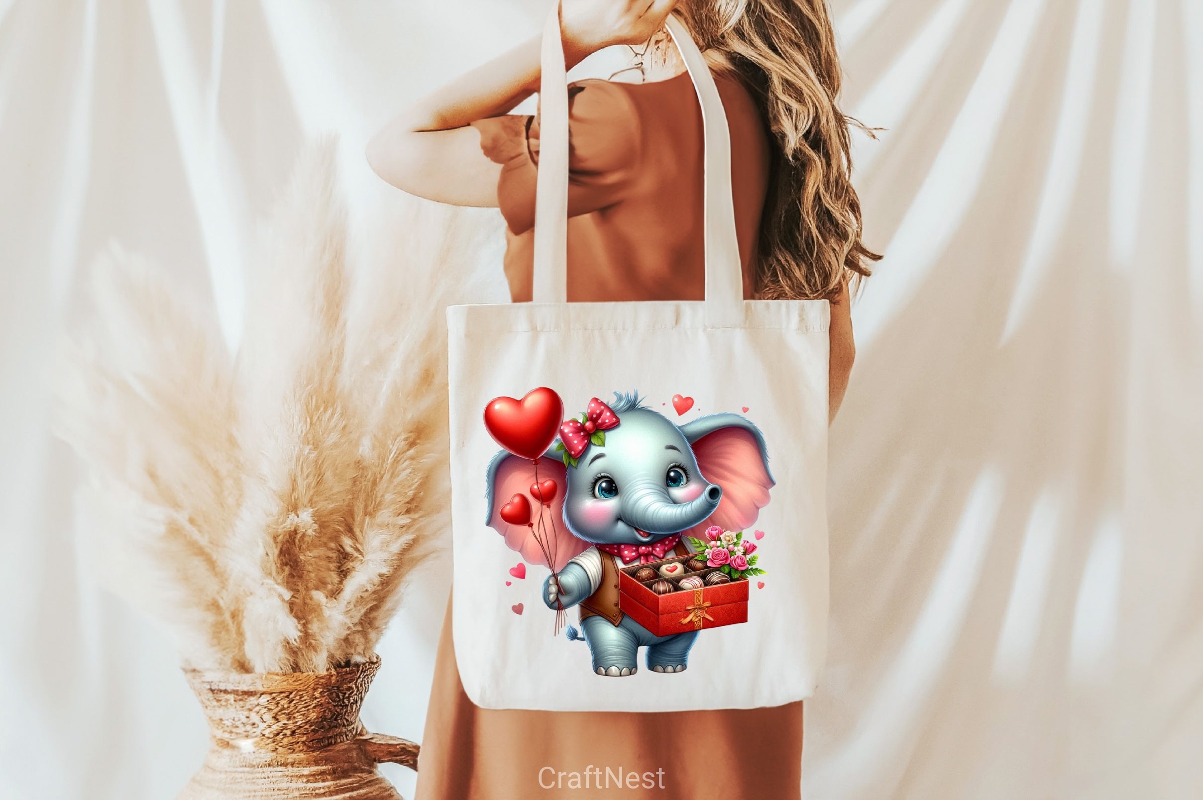 Valentine's Day Elephant Clipart Bundle - CraftNest - Digital Crafting and Art