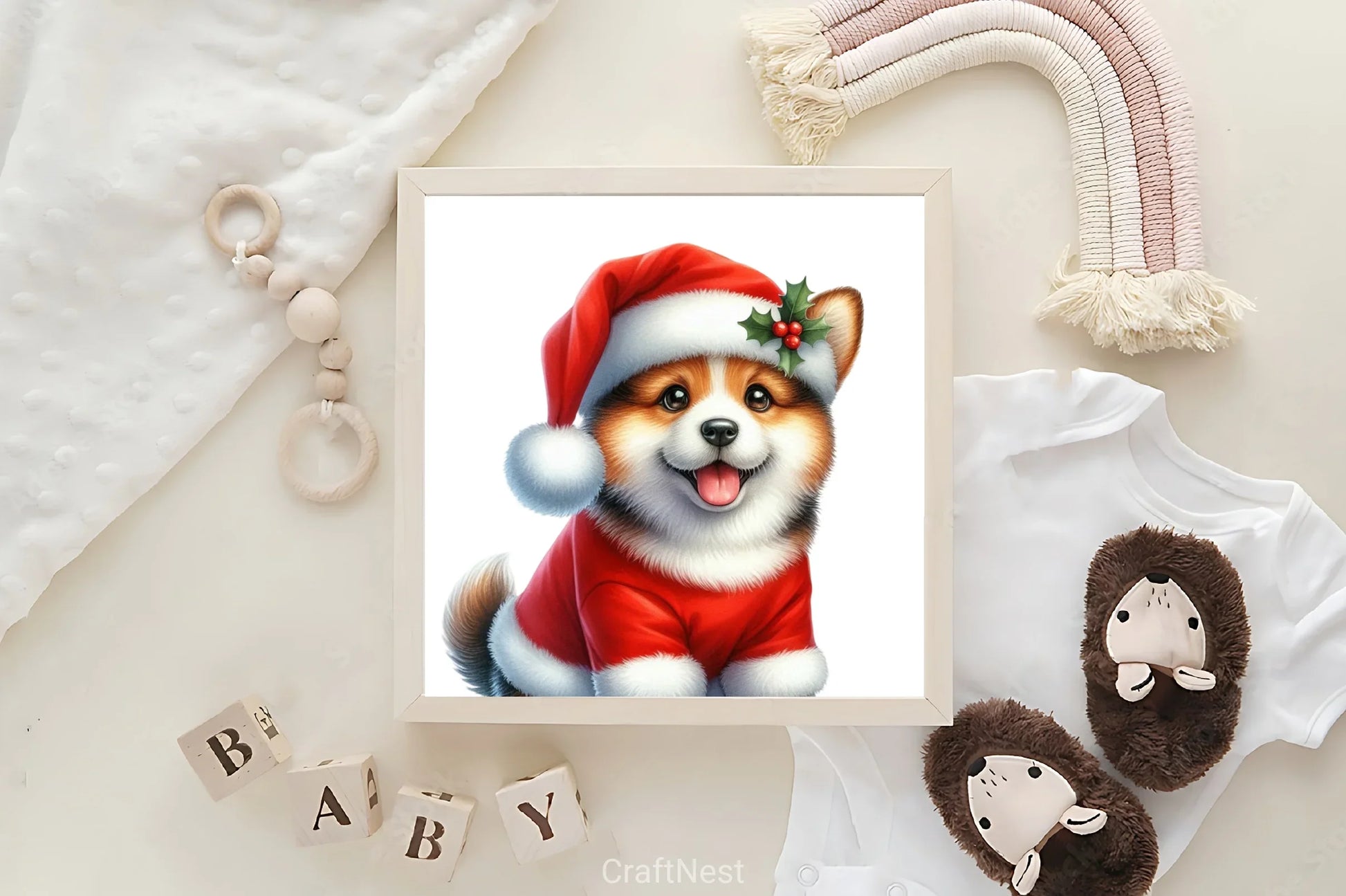 Dogs Santa Hat Clipart Bundle - CraftNest - Digital Crafting and Art