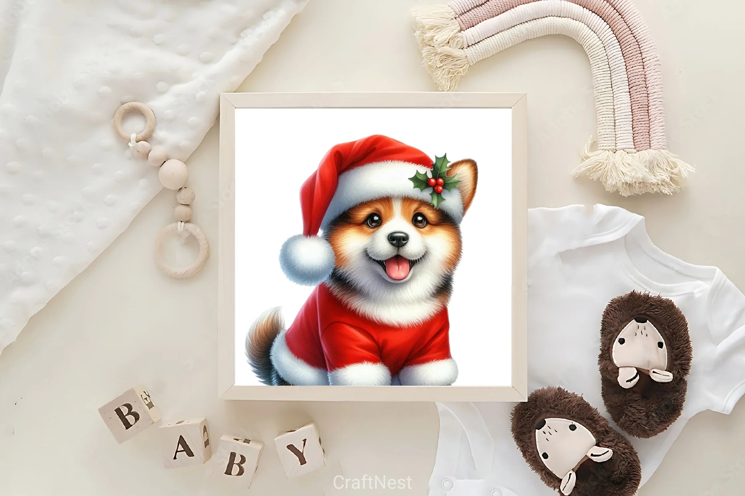 Dogs Santa Hat Clipart Bundle - CraftNest - Digital Crafting and Art