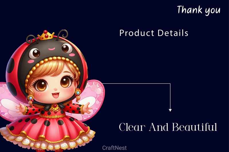 Animals Little Princess Clipart Bundle - CraftNest - Digital Crafting and Art