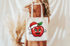 Christmas Apple Santa Hat Clipart Bundle - CraftNest - Digital Crafting and Art