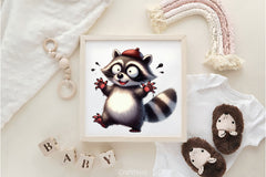 Funny Raccoon Clipart Bundle 3 - CraftNest - Digital Crafting and Art