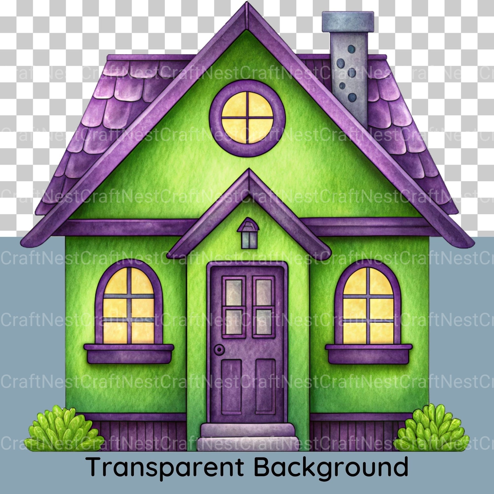 Cottages Clipart Bundle - CraftNest - Digital Crafting and Art